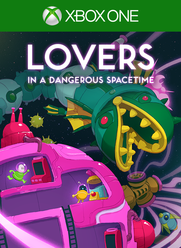 Lovers in a Dangerous Spacetime box art for Playstation 4